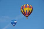Alpes Montgolfiere's hot air balloon in Praz sur Arly