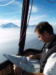 Vol en montgolfière face au Mont-Blanc