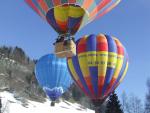 take-off for the hot air balloons from Praz sur Arly