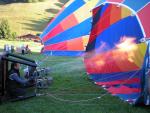 hot air ballooning near Megeve