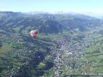 survol de Megève en montgolfière