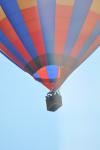 hot air balloons flying in Praz sur Arly