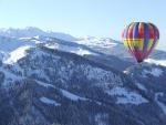 hot air balloon ride to Les Saisies